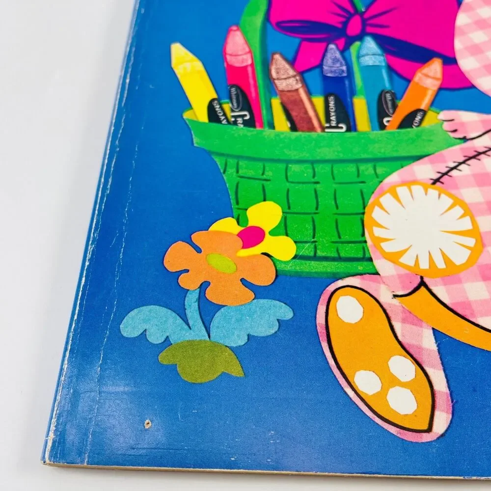 Color Time 1964 Vintage Coloring Book Easter Bunny Whitman 1120 Unused Uncolored